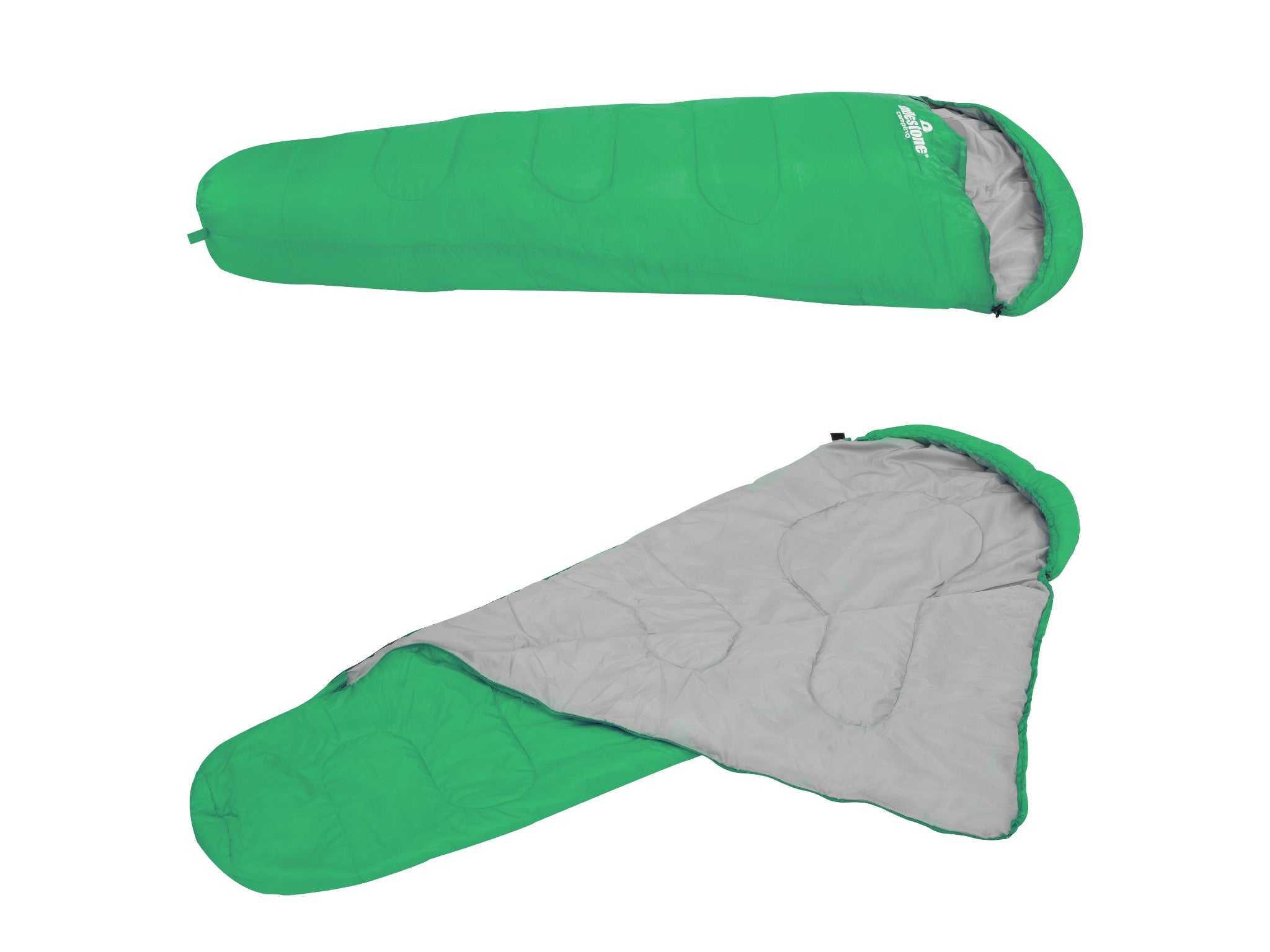 Mummy & Envelope Shape Adult Single Sleeping Bag Camping Festival Caravan 