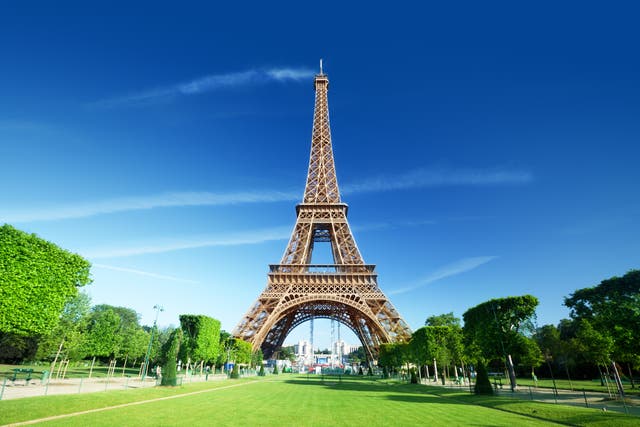 <p>The Eiffel Tower stands 330m tall </p>