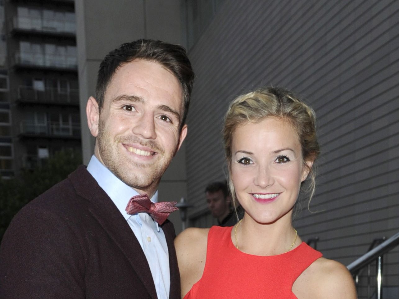 Helen Skelton pictured with Richie Myler in 2014