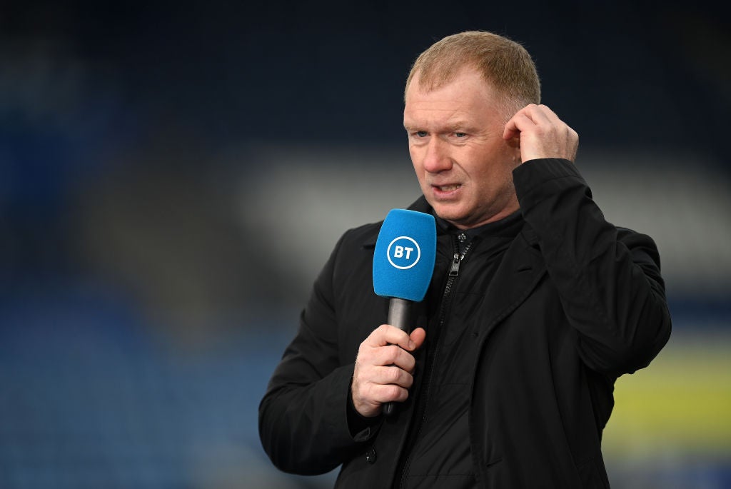 Scholes was working as pundit when he appeared to land Lingard in hot water