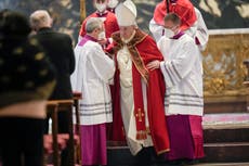 Pope cancels agenda on medical advice because of knee pain