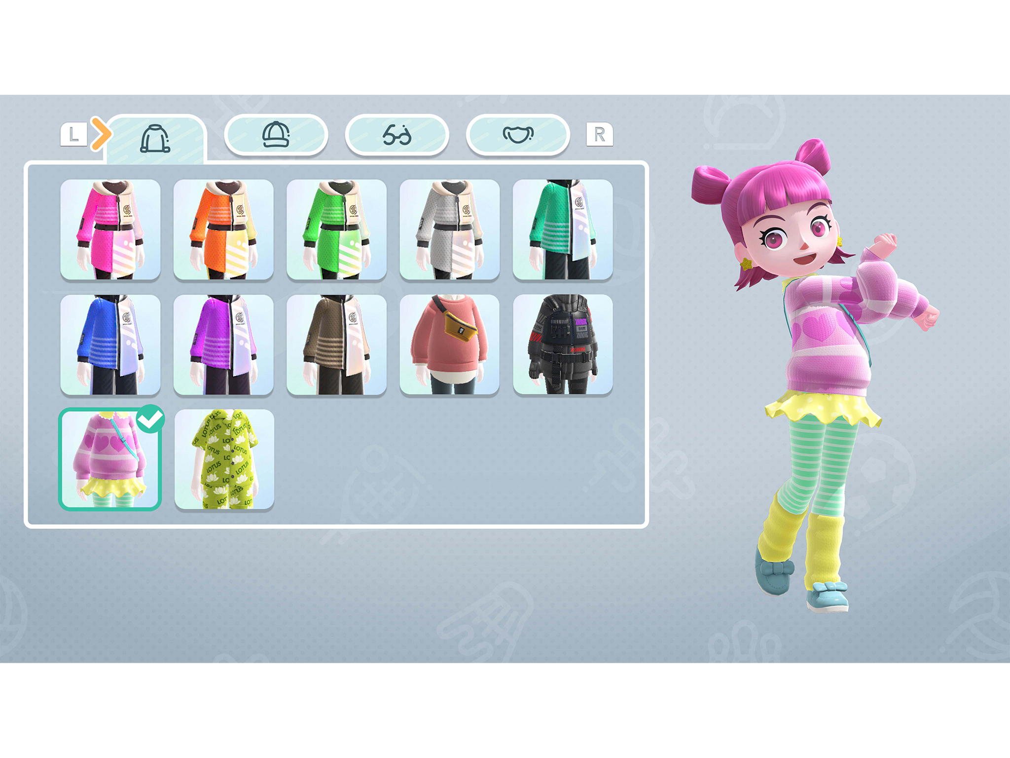 Players can customise their avatars with items unlocked online