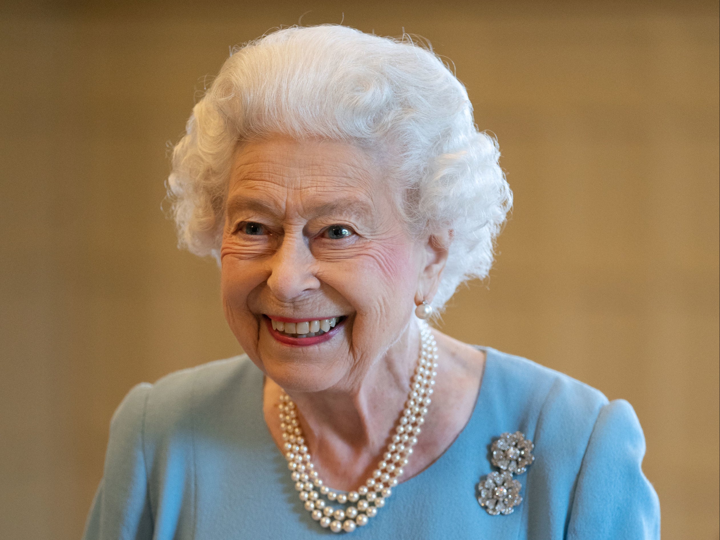The Queen in February 2022