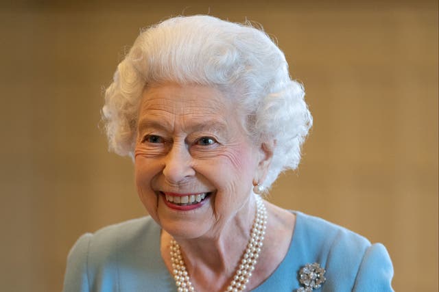 <p>The Queen in February 2022</p>