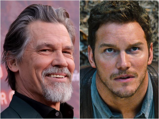 <p>Josh Brolin (left) and Chris Pratt in 2015’s ‘Jurassic World'</p>