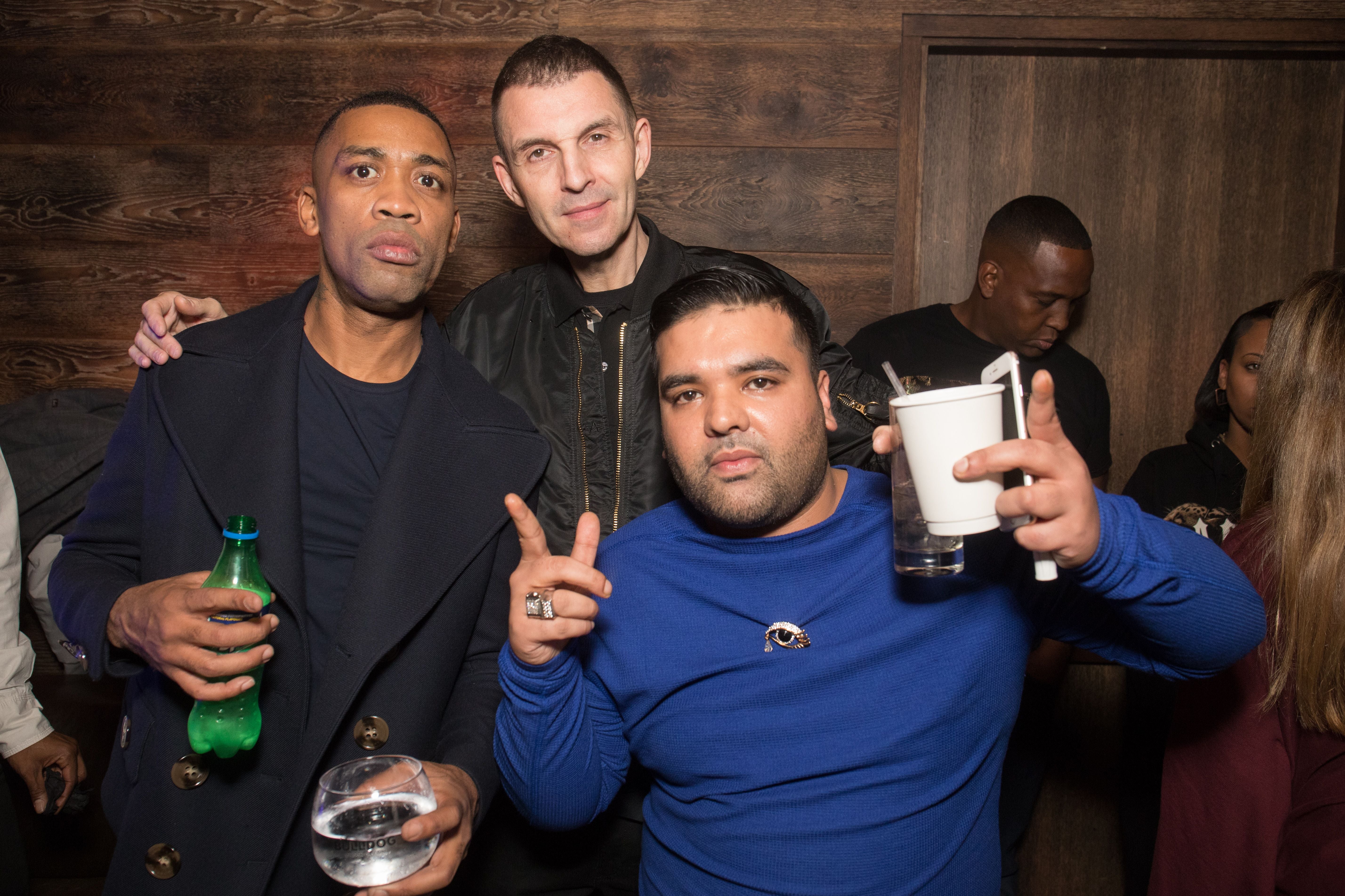 Wiley, Tim Westwood and Naughty Boy in 2017