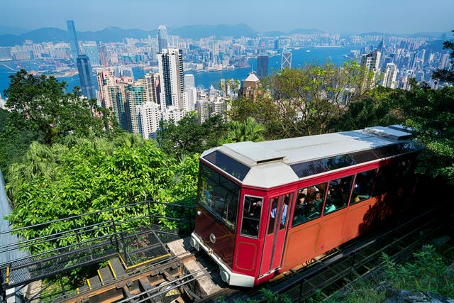 <p>Hong Kong’s Victoria Peak tram</p>