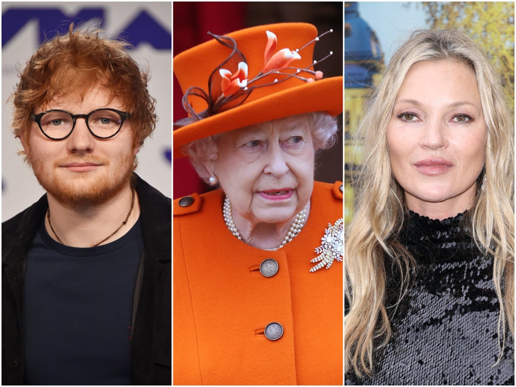 Ed Sheeran and Kate Moss to star in Queen’s Jubilee pageant