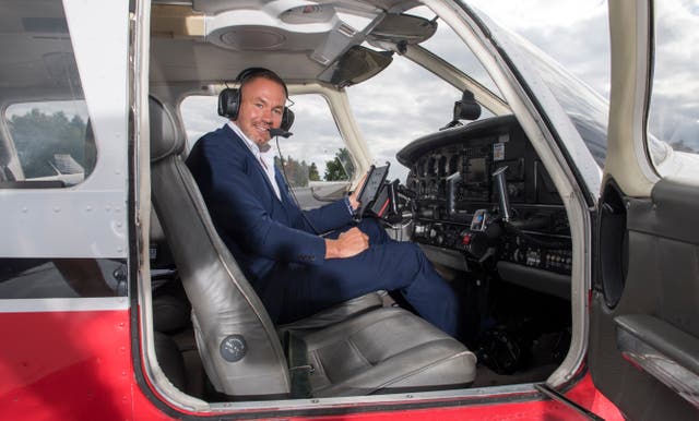 <p>High flier: Scott’s firm is projected to turn over £40m this year </p>