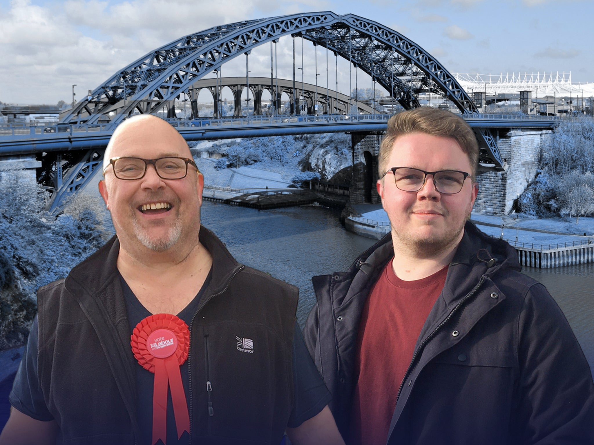Sunderland City Council’s Labour leader Graeme Miller and Conservative group leader Dr Antony Mullen