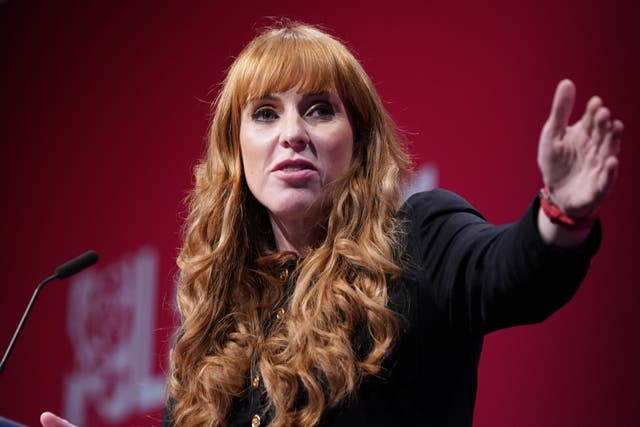 Angela Rayner has received support from across the political divide following the Mail on Sunday article (Stefan Rousseau/PA)