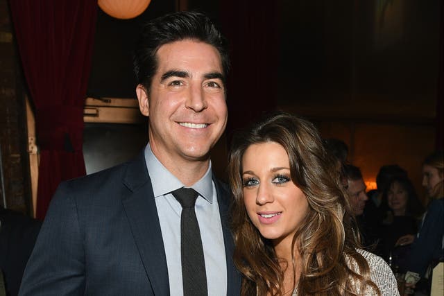 <p>Jesse Watters says he was joking when he claimed he let air out of now-wife’s tyres</p>