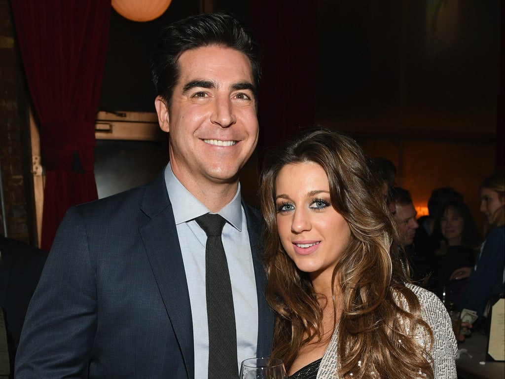 Jesse Watters says story about deflating now-wife’s tyres so she would need a ride was a ‘joke’
