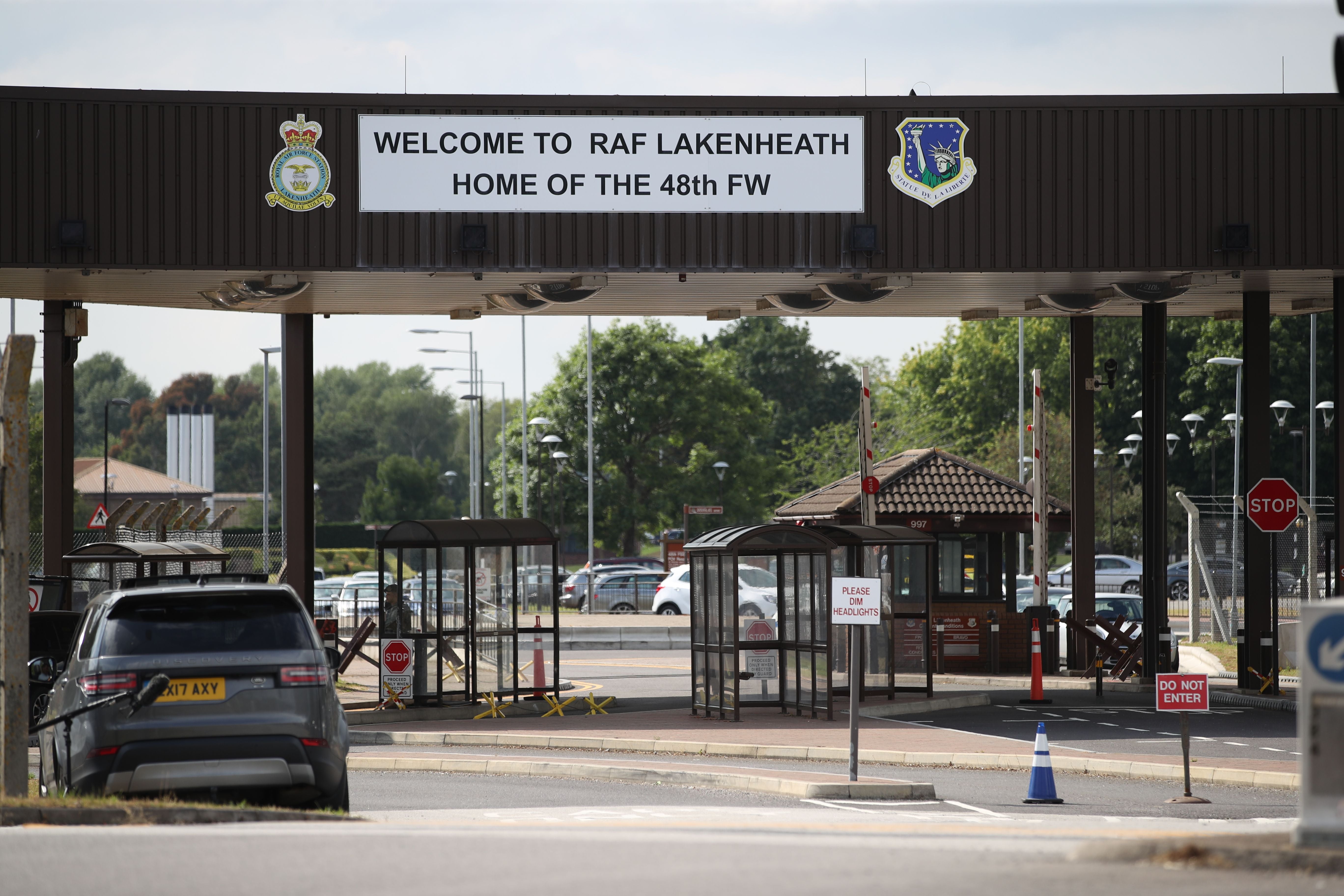 RAF Lakenheath, home of the US Air Force’s 48th Fighter Wing, near Cambridge