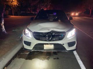Rebecca Grossman ploughed into the two young boys in her white Mercedes-Benz SUV