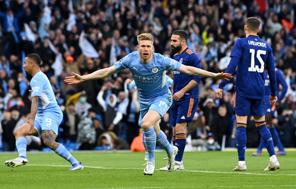 Man City vs Real Madrid result: Player ratings as De Bruyne and Benzema shine in Champions League classic