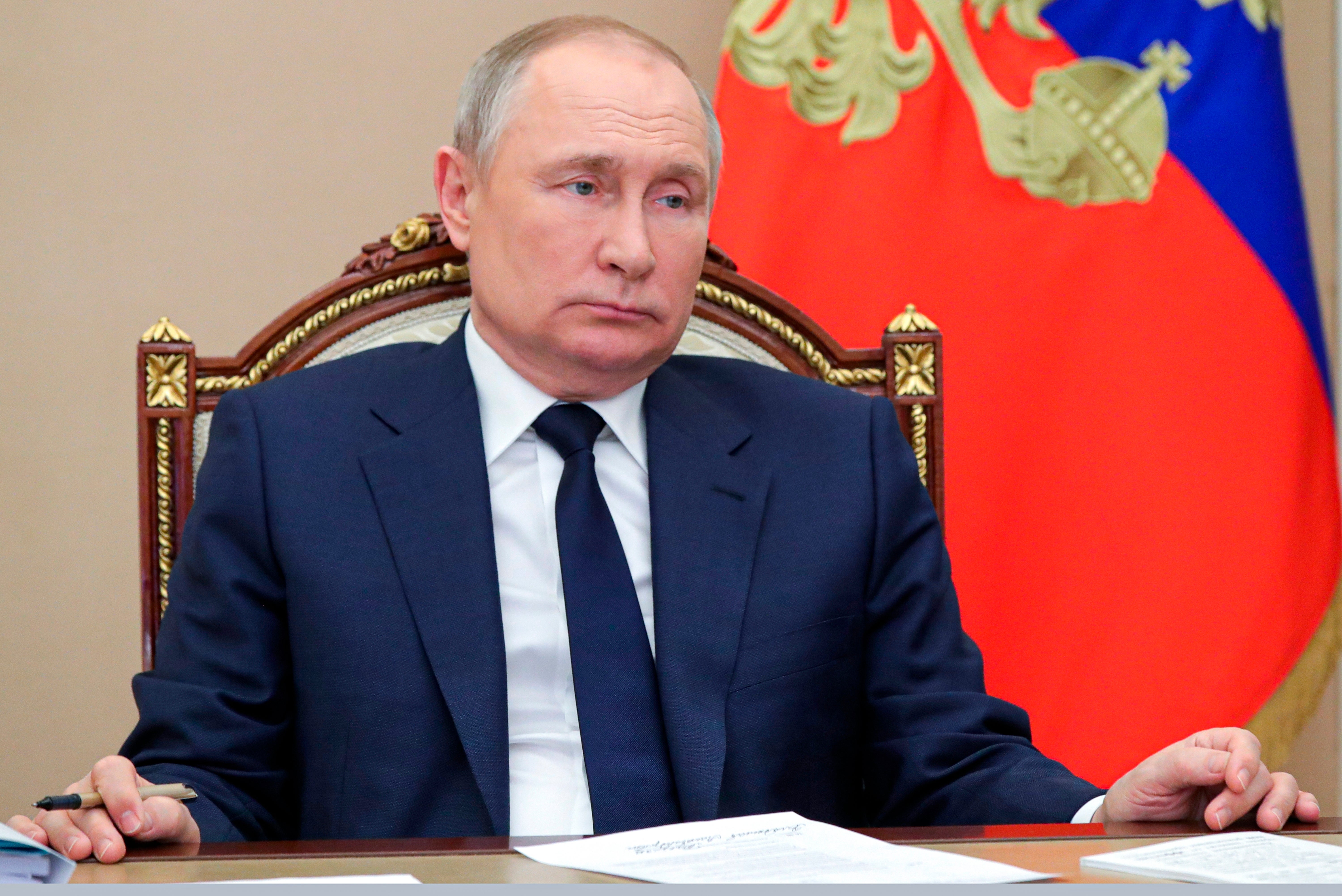 Russian president Vladimir Putin says he won’t be deterred by sanctions on oligarchs