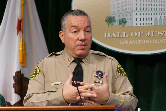 <p>LA County Sheriff Alex Villanueva </p>
