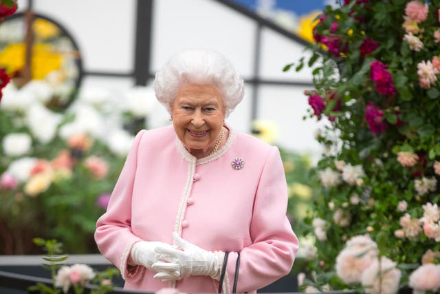 The Queen at the Chelsea Flower Show (Richard Pohle/The Times/PA)