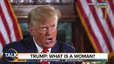 Trump offers his definition of ‘a woman’ during discussion on transgender athletes