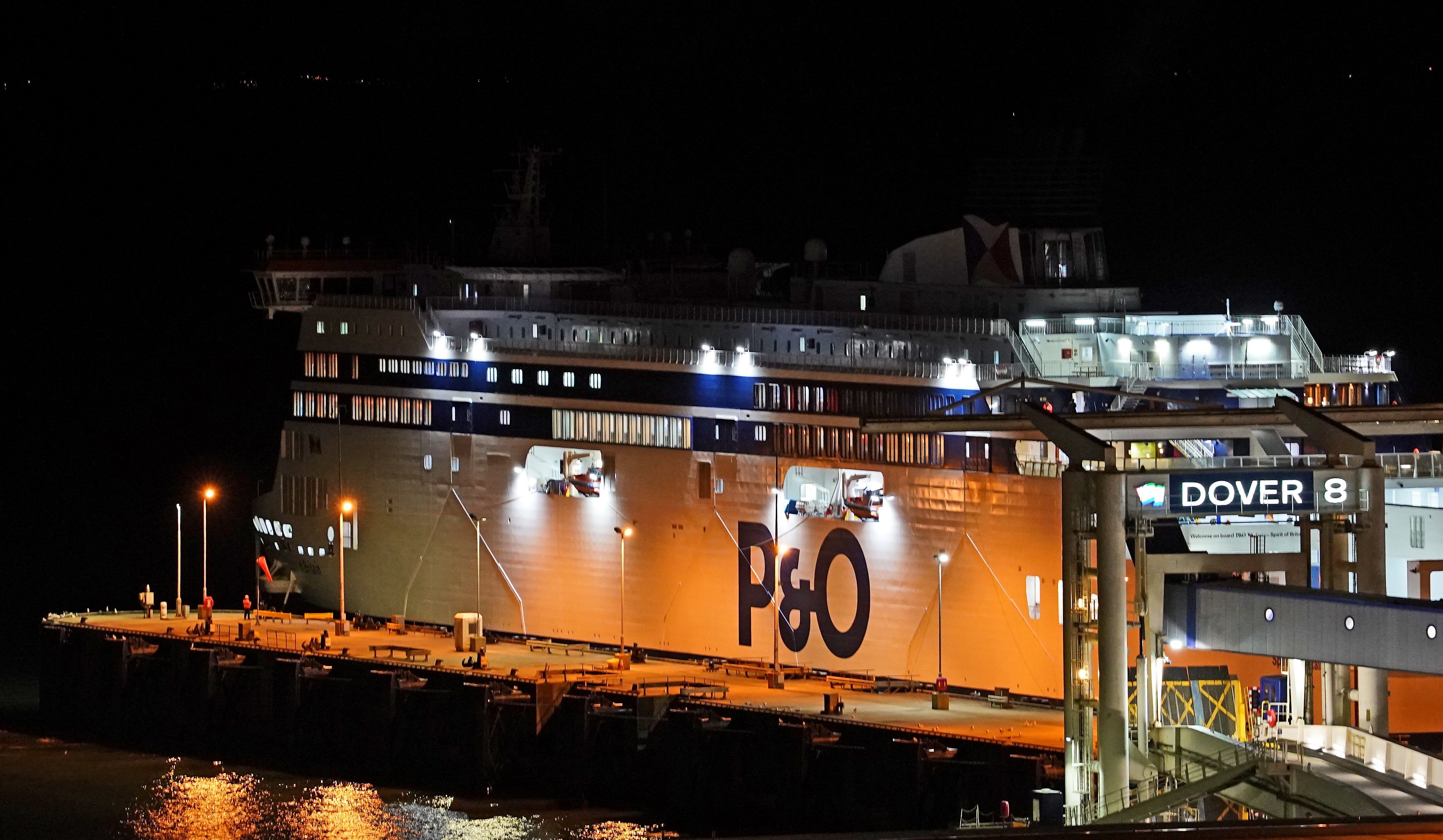 P&O Ferries has resumed cross-Channel sailings for the first time since it sacked nearly 800 seafarers (Gareth Fuller/PA)