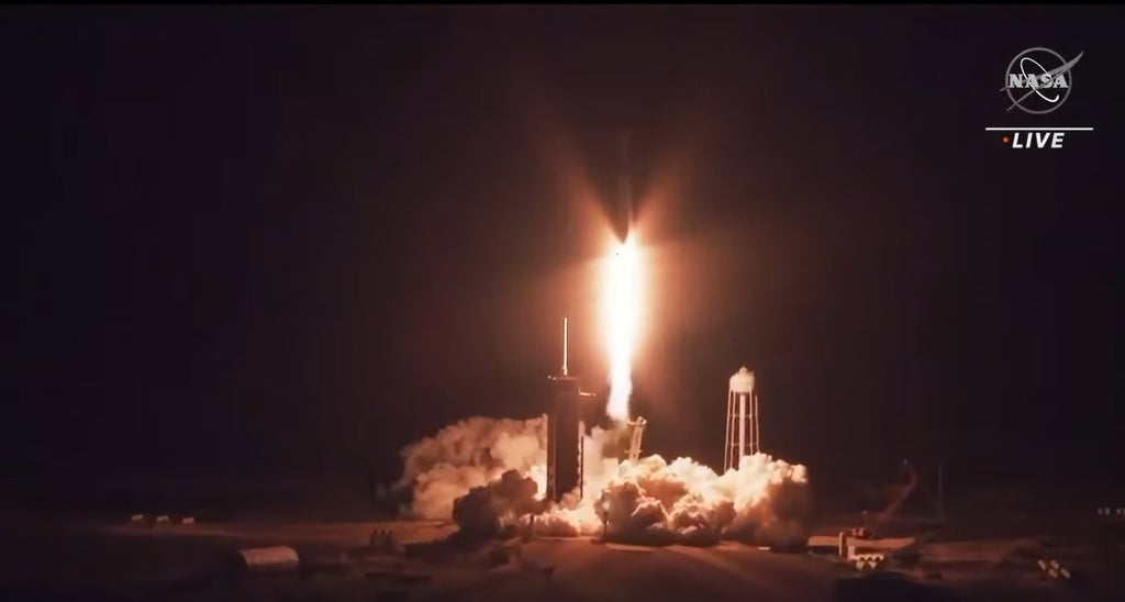 SpaceX launches Nasa astronauts to International Space Station