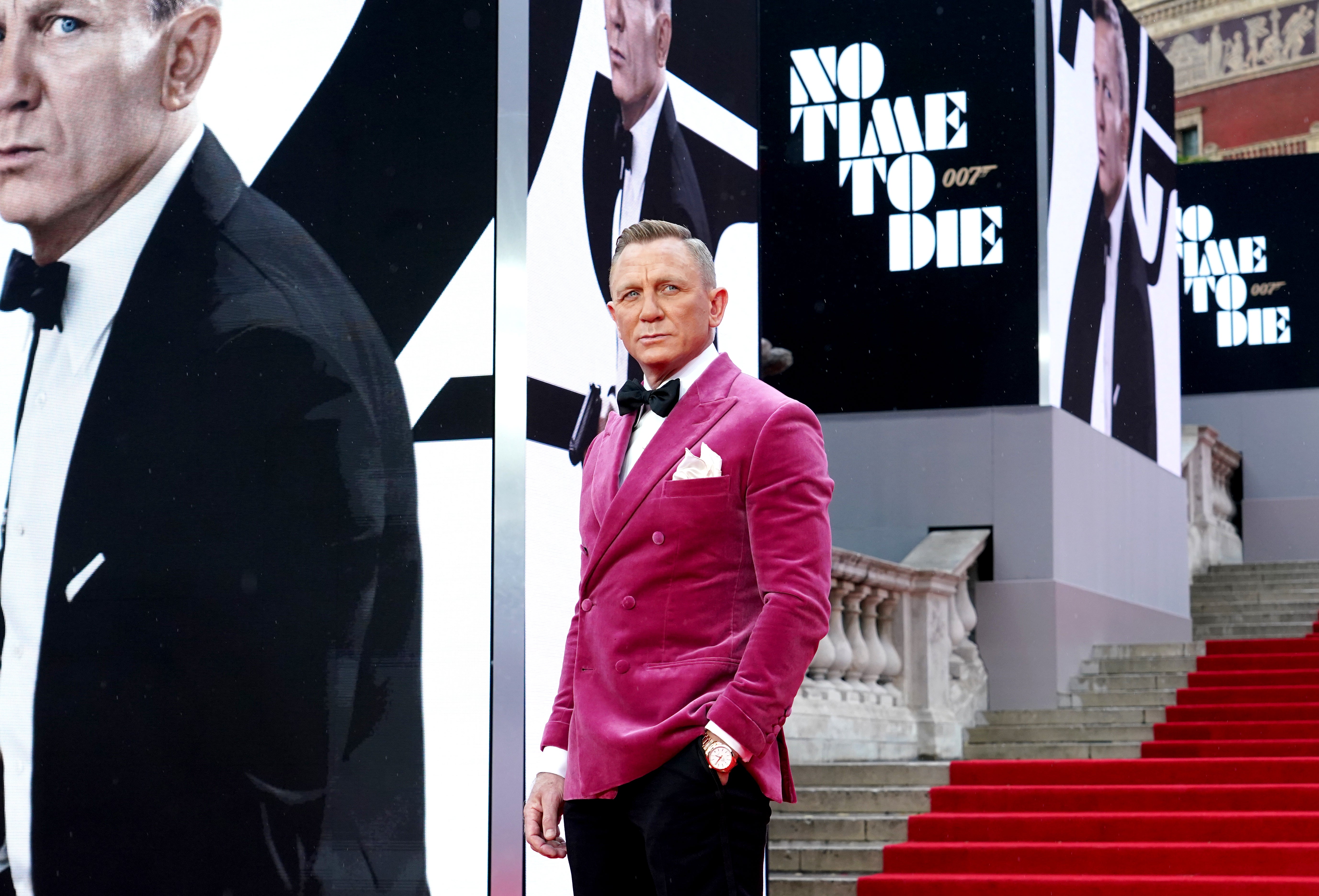 James Bond actor Daniel Craig at the World Premiere of No Time To Die, at the Royal Albert Hall in London last September (Ian West/PA)