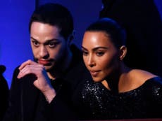 Kim Kardashian and Pete Davidson hold hands in new picture