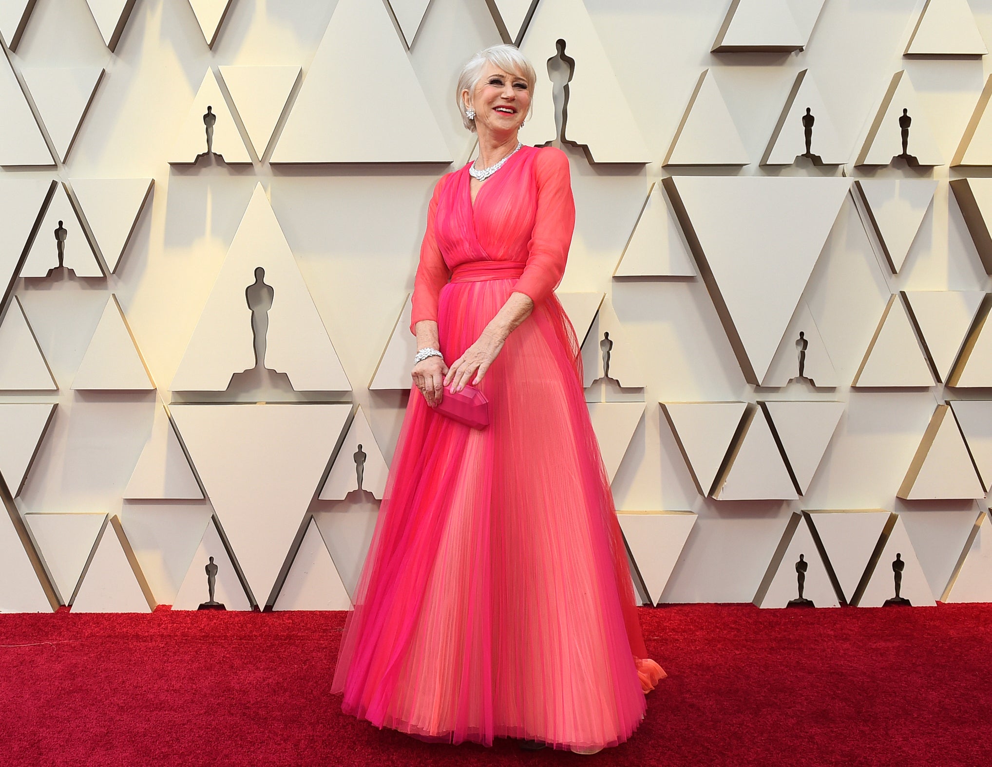 Helen mirren clearance oscar dress 2019