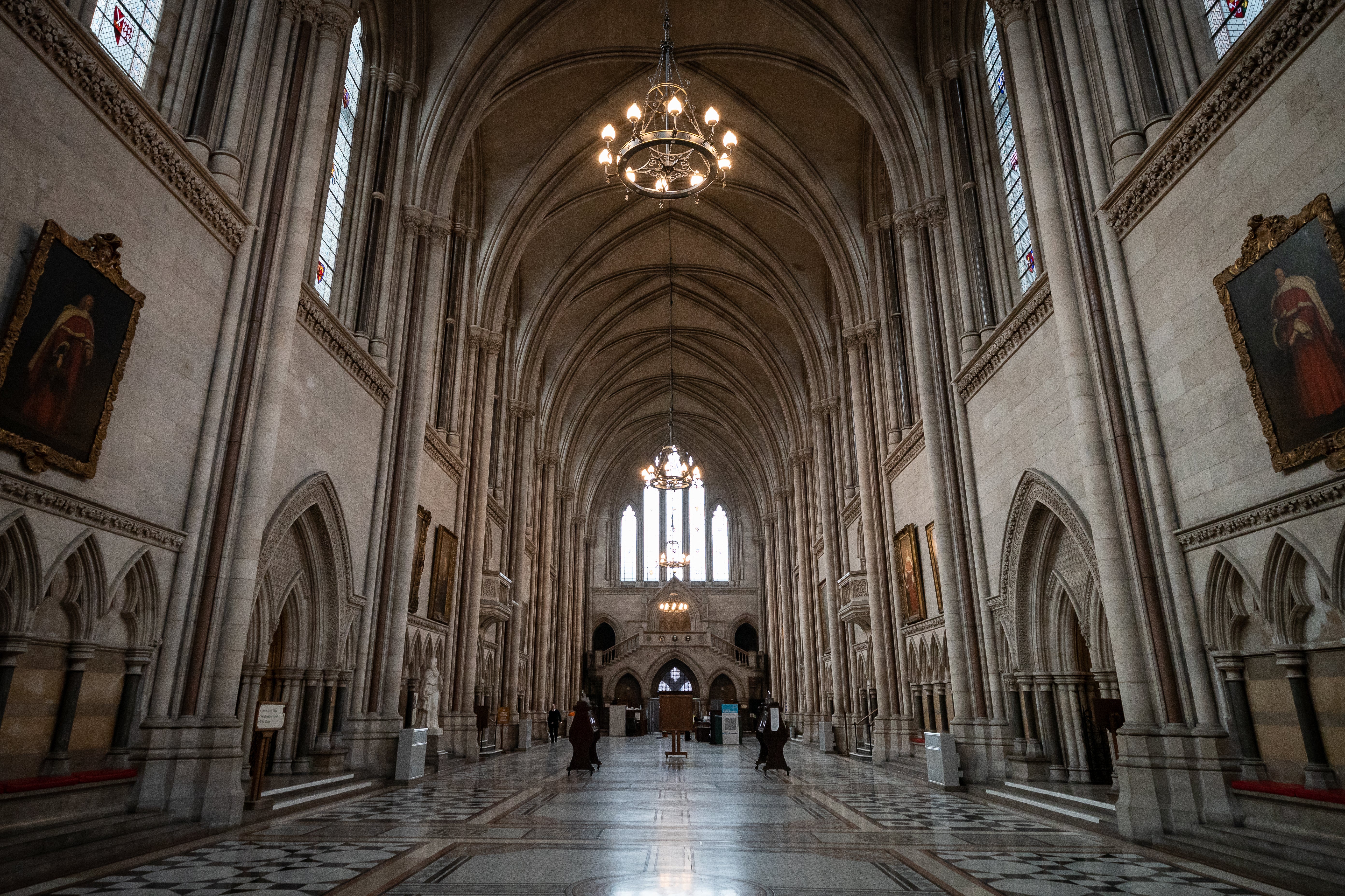 The hearing is taking place in the Royal Courts of Justice in London (Aaron Chown/PA)
