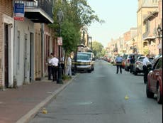 Teenage brothers questioned after girl, three, shot dead in New Orleans’ French Quarter