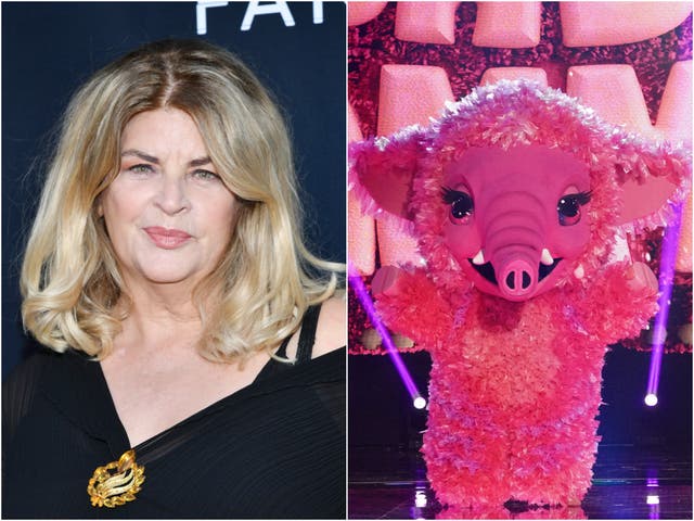 <p>Kirstie Alley as Baby Mammoth Masked Singer</p>