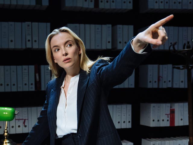 <p>Jodie Comer in ‘Prima Facie’ </p>