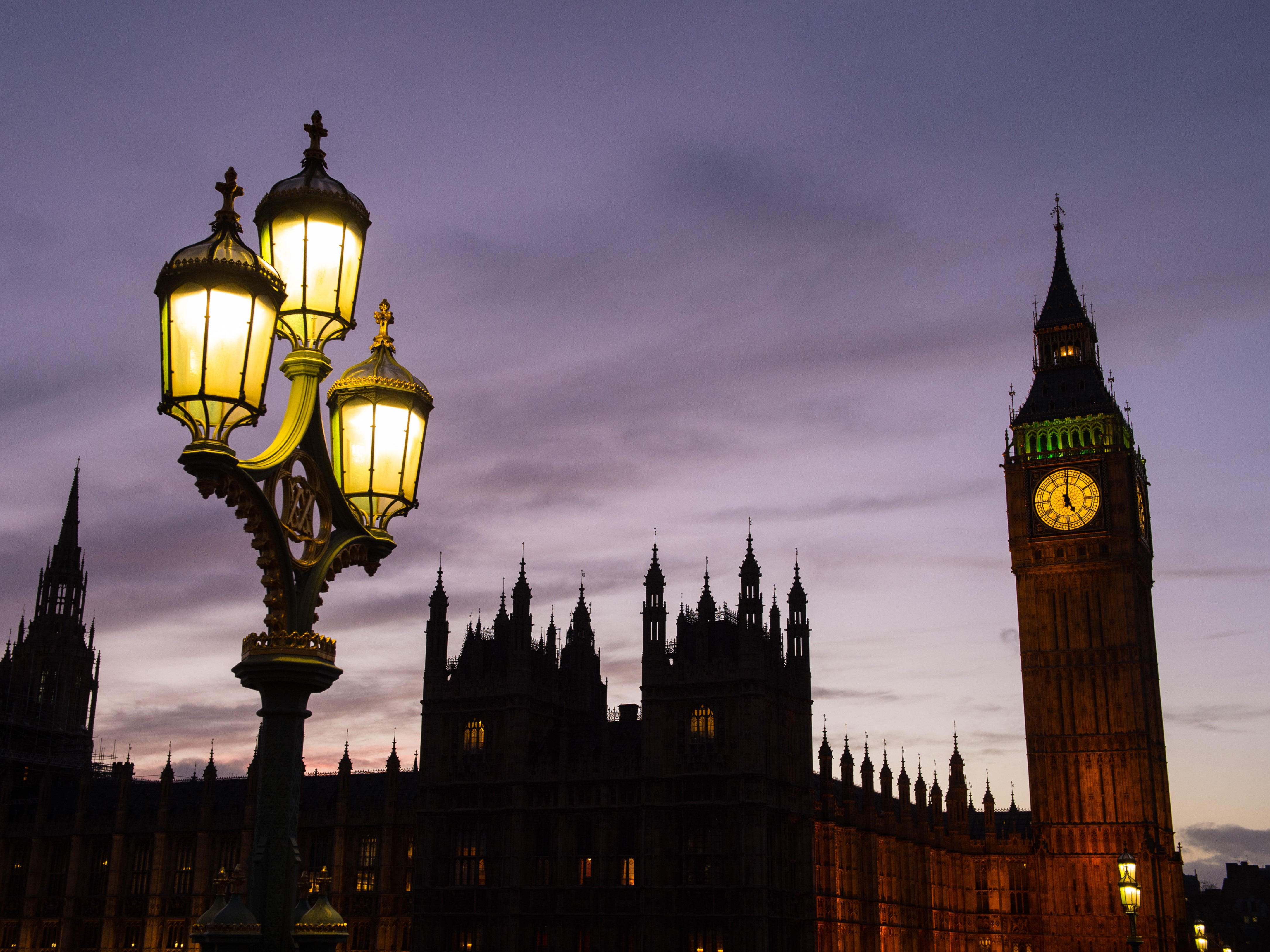 <p>The Houses of Parliament and Big Ben in Westminster</p>