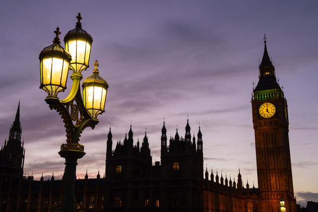 <p>The Houses of Parliament and Big Ben in Westminster</p>
