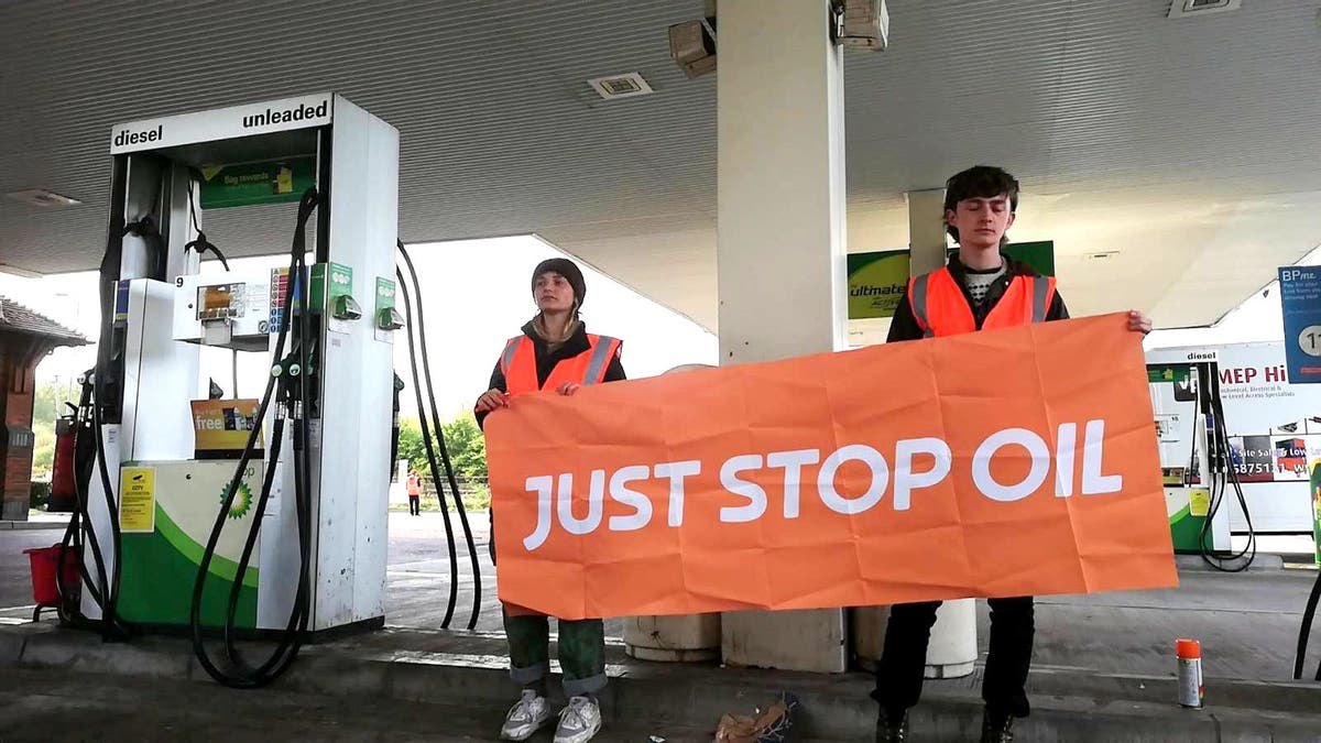 Just Stop Oil activists damage pumps, block two M25 petrol stations