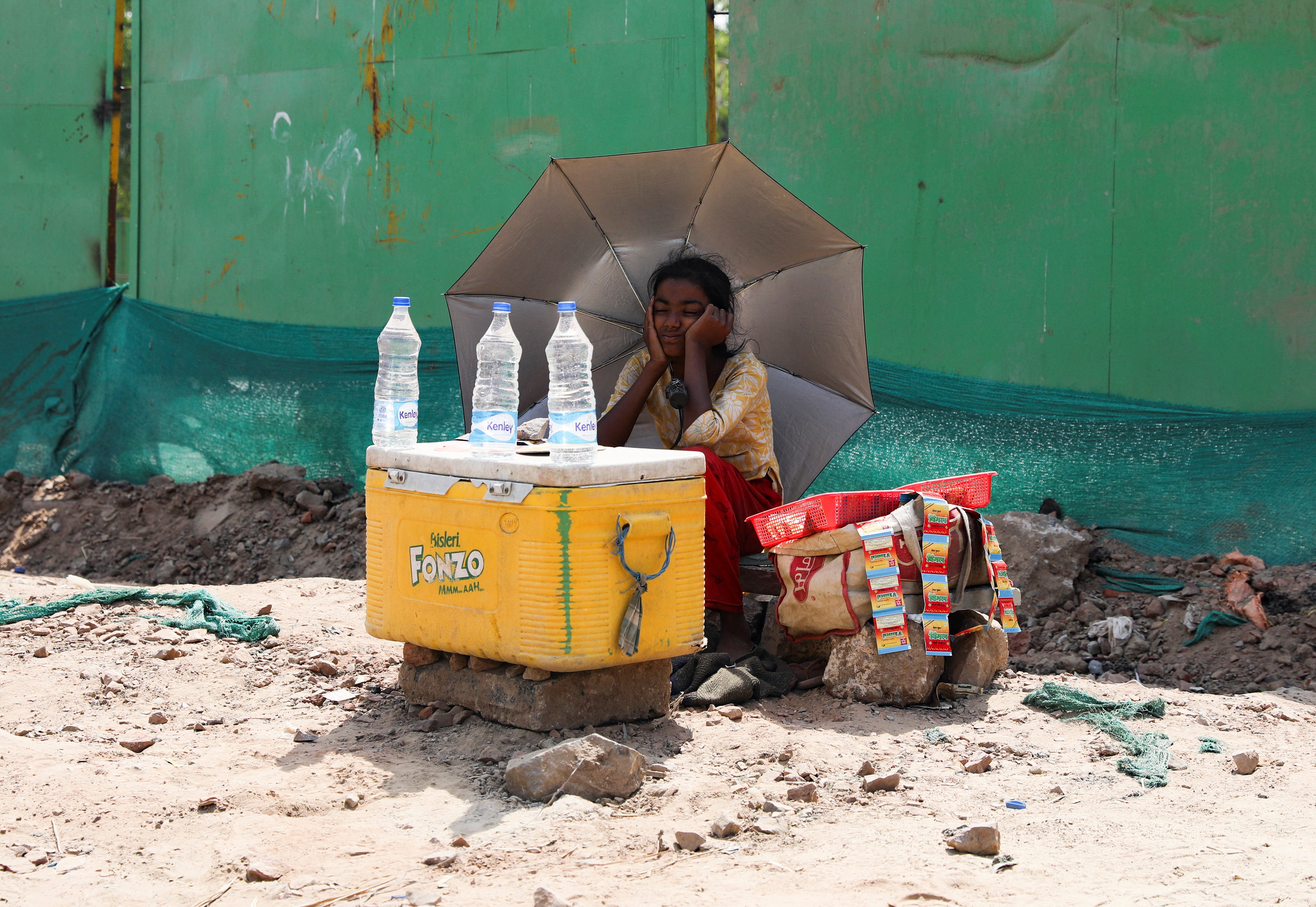 The heat in India has soared in the last week