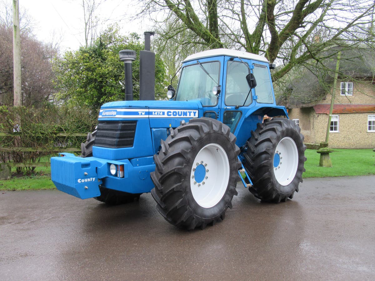 Tractor sold at auction for almost £215,000 to businessman who grew up on farm