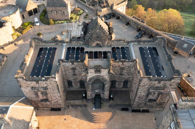 Solar panels have been installed at the Scottish National War Memorial (Historic Environment Scotland/PA)