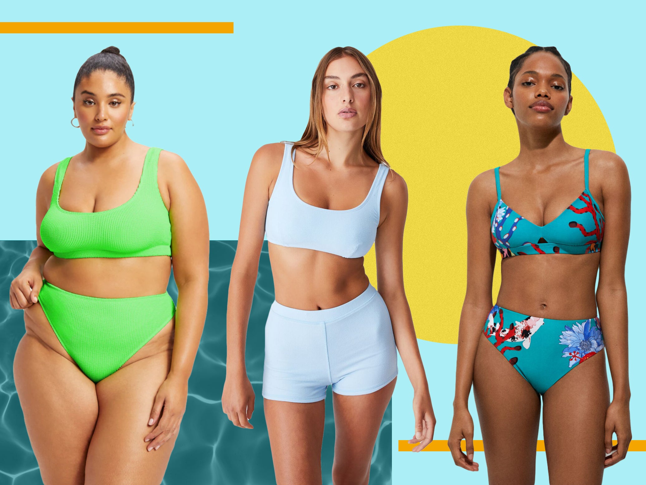 Mew Mew Vesting Bruin Best bikinis to buy in 2022: Triangle tops, high-waist bottoms and more |  The Independent