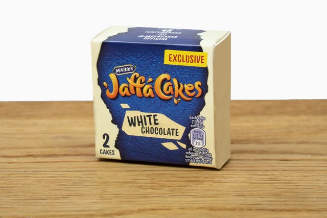 <p>Each pack contains two Jaffa Cakes</p>