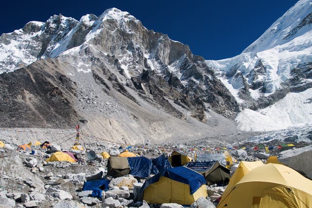 <p>File photo: View on Everest Base Camp in the Himalayas</p>
