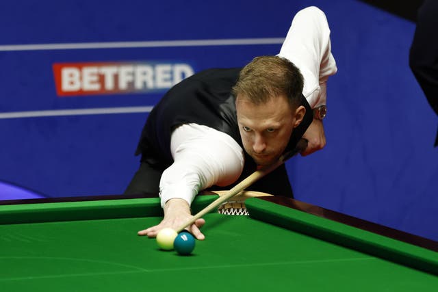 Judd Trump took a 7-1 lead over Mark Williams in their World Championship semi-final in Sheffield (Richard Sellers/PA)