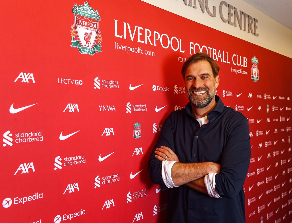 <p>Jurgen Klopp has confirmed he is staying at Liverpool beyond 2024 </p>