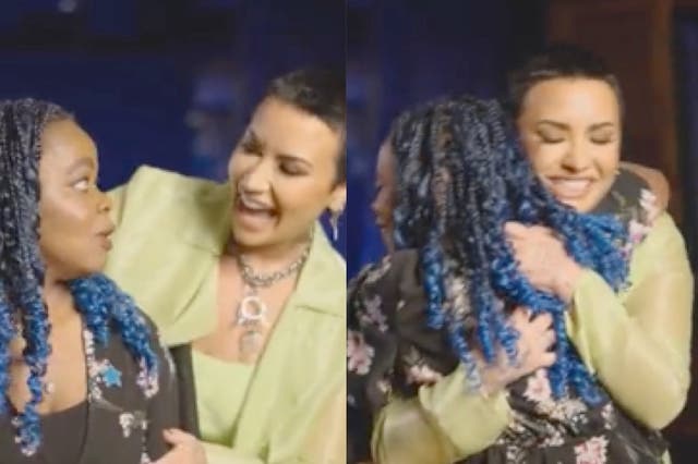 <p>Demi Lovato reunites with Make-A-Wish recipient 13 years later</p>