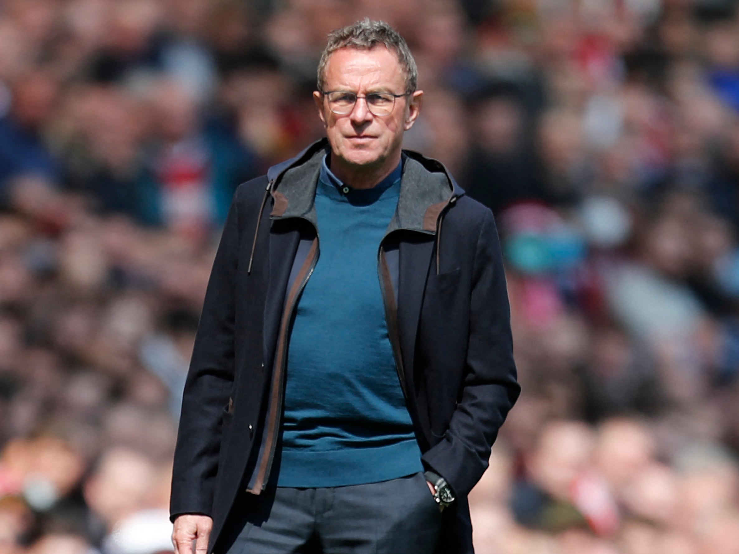 Manchester United interim manager Ralf Rangnick