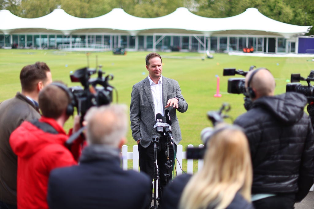 Rob Key faced the media for the first time since his unveiling