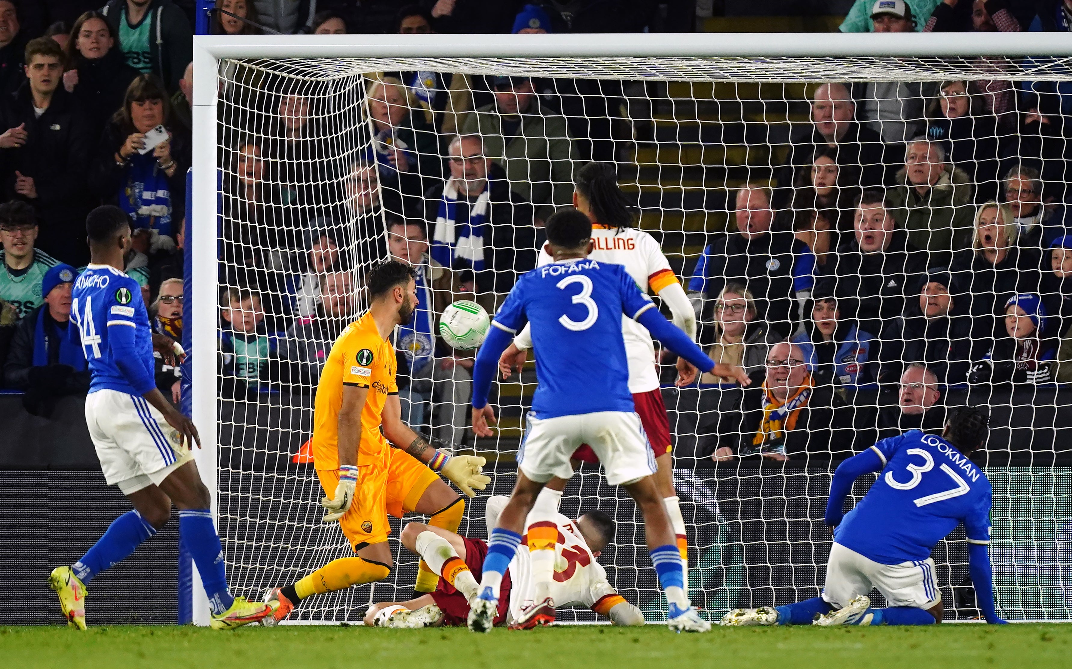 Leicester scored a second-half equaliser to draw against Roma (Mike Egerton/PA)