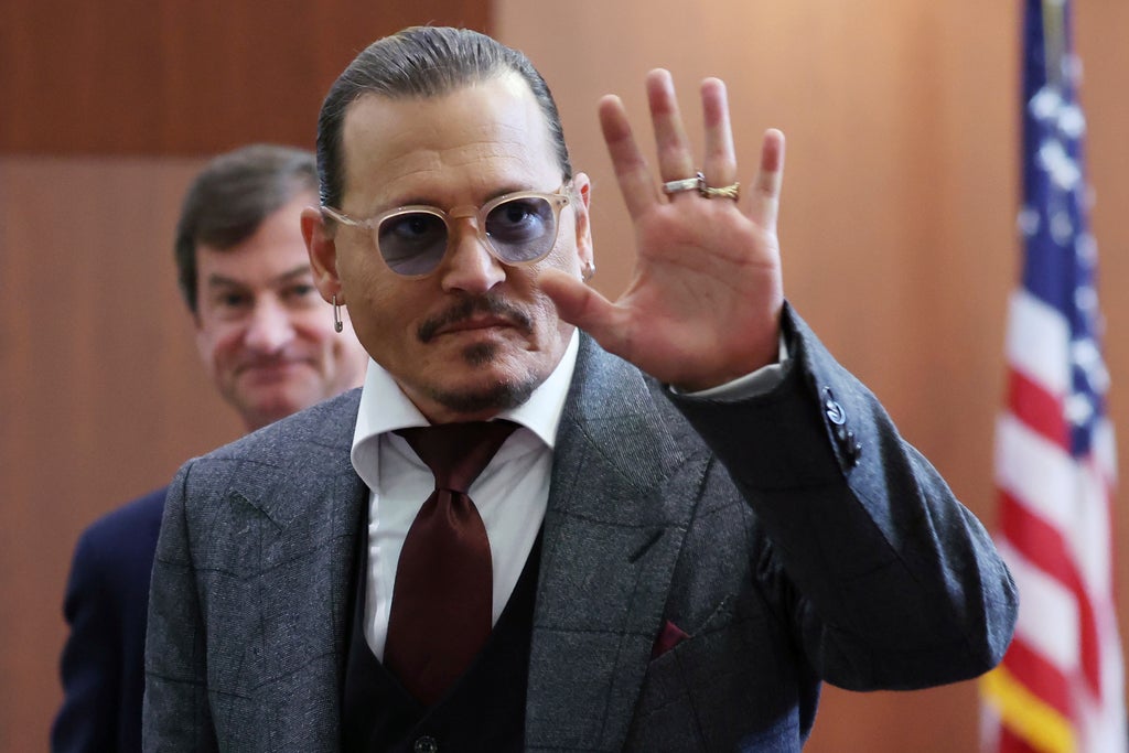 Watch bizarre moment Johnny Depp laughs as security guard speaks about his penis in court