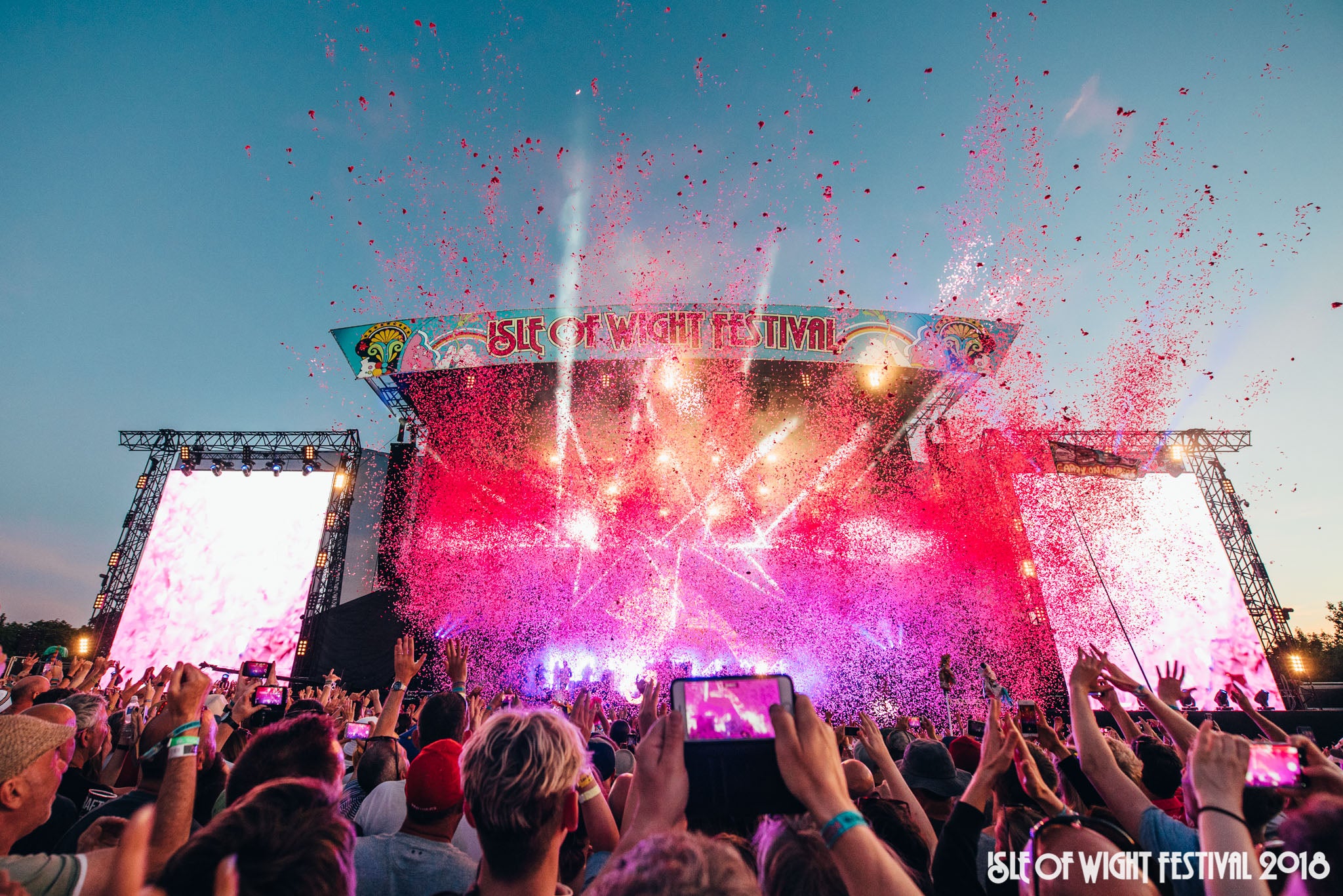 The Isle of Wight Festival was attended by around 50,000 people this year